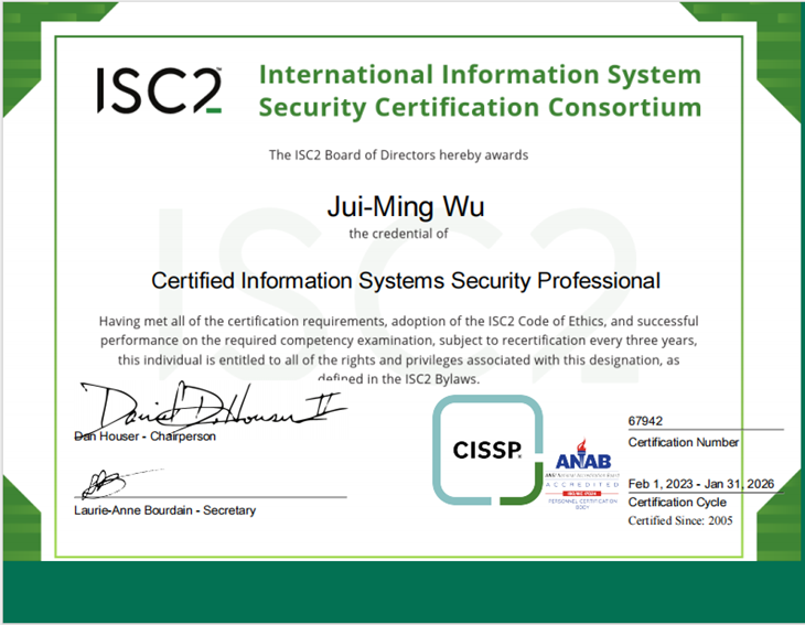 ISC2 CISSP
